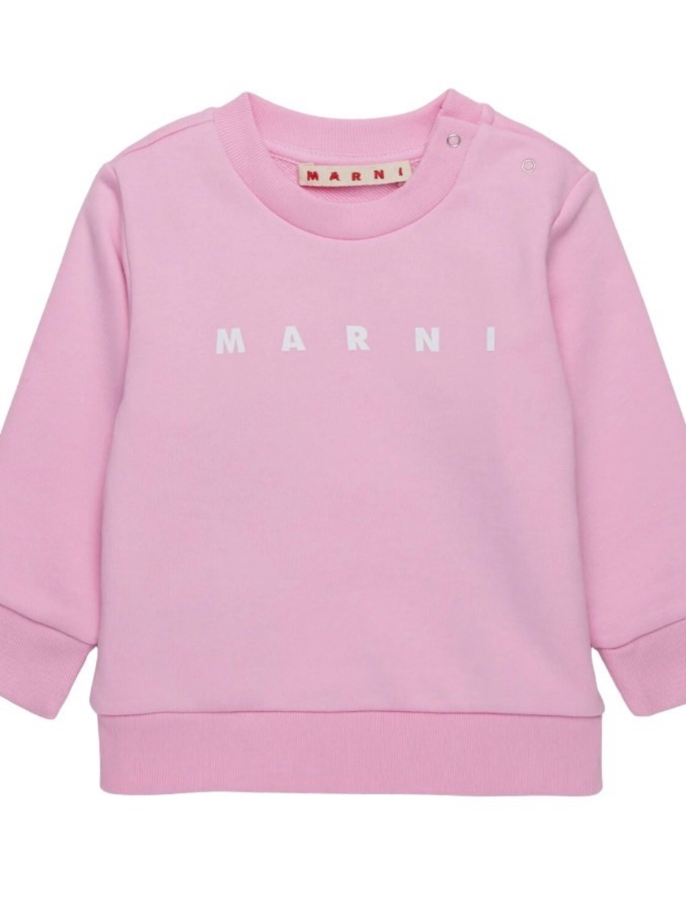 Marni Pastel Pink Logo Sweatshirt for Kids